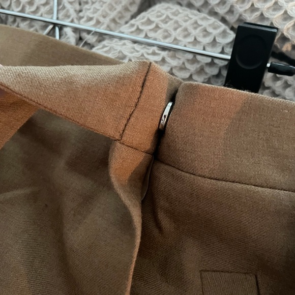 Jcrew tan wrap skirt size 10 - Picture 3 of 3